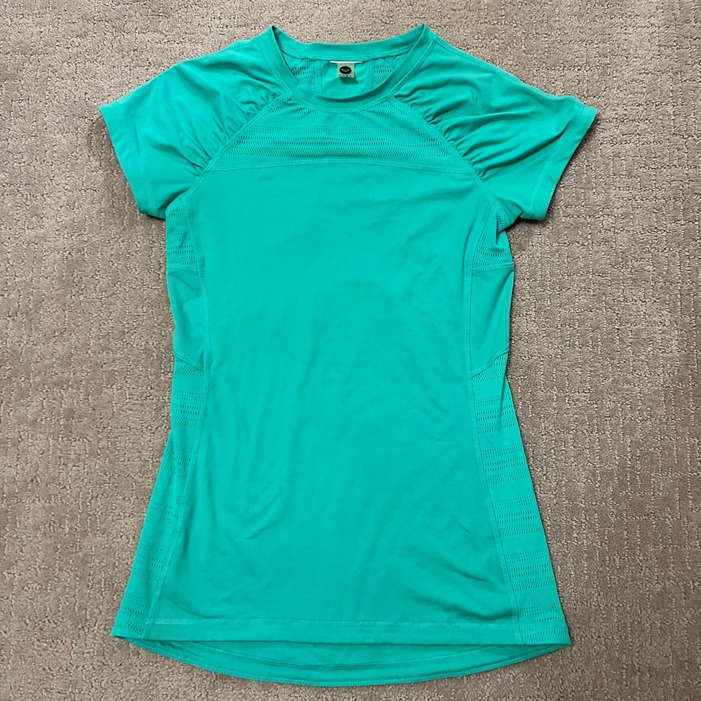 Roxy Womens Athletic T Shirt Green Small